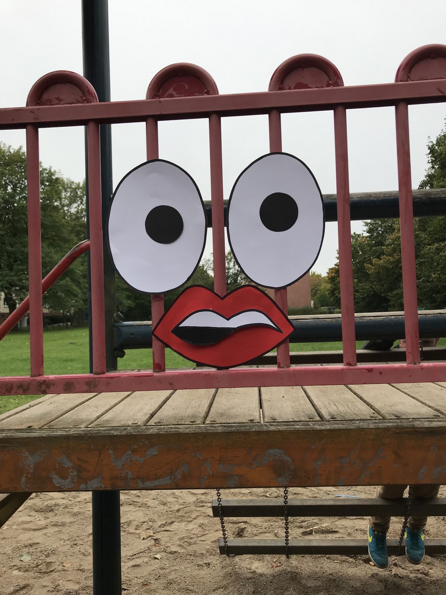 Erschrockenes Gerüst